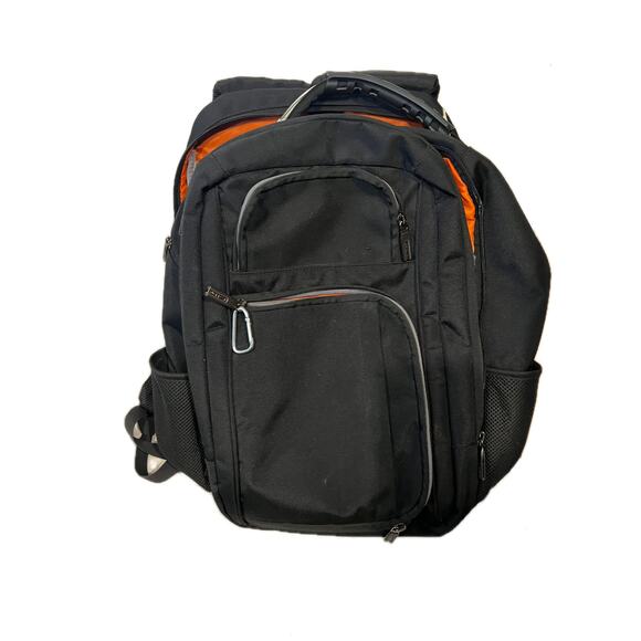 Rockland XL LargeTraveler Backpack Black Orange - Picture 1 of 6
